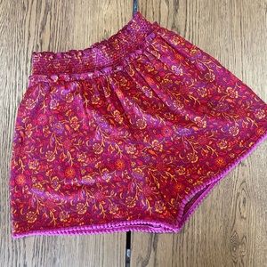 Matilda Jane Girls Enchanted Garden Hawaiian Lei Shorts Size 12